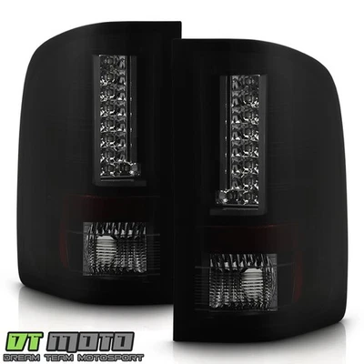 Lanternas traseiras de LED [barra L] esquerda+direita Chevy Silverado 1500 2500HD 3500HD 2007-2013 - Imagem 1 de 4