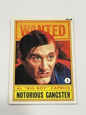 Pegatina de la película 1990 Topps Dick Tracy #5 - Al "Big Boy" Caprice Foto 1 de 2