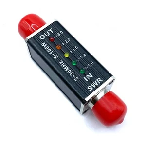 Compteur compact LED SWR 5 LED adapté à divers équipements radio ondes courte - Afbeelding 1 van 12