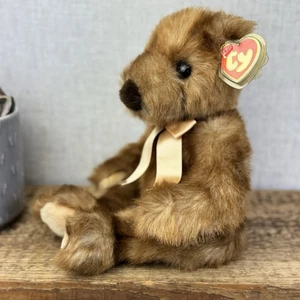 Ty Classic Baby Ginger - Ginger Bear Beanie Baby Pristine Tag Protected 13” - Picture 1 of 11