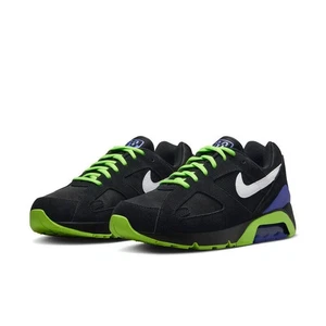ZAPATOS NIKE HOMBRE AIR 180 QS_NEGRO/BLANCO-VERDE ACCIÓN FZ3058-001-TALLA 10-15 - Imagen 1 de 7