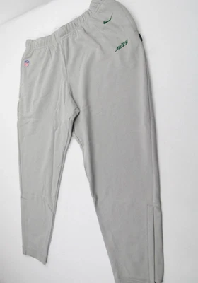 Pantalón deportivo Dri-Fit New York Jets, Nike, NFL On Field para hombre gris emitido por el equipo, grande Foto 1 de 4