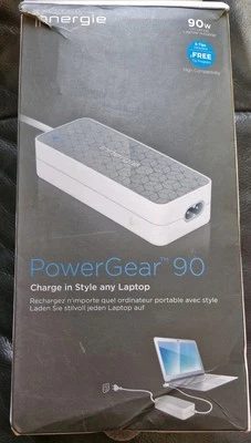 Innergie PowerGear 90 Universal Laptop Adapter with 9 Laptop tips - GREY - Image 1 of 3