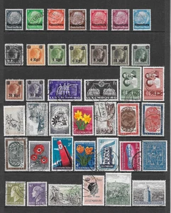 LUXEMBOURG VARIOUS MH /USED POSTAGE & OCCUPATION ISSUES 1940 to 1961 - Picture 1 of 2