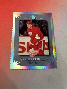 1994 Donruss Elite Series Insert Sergei Federov #4 Red Wings - Picture 1 of 2