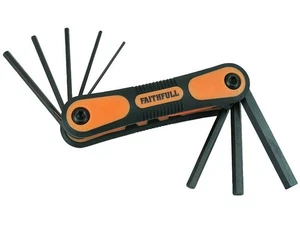 Faithfull - Metric Folding Hexagon Key Set, 8 Piece - Picture 1 of 1