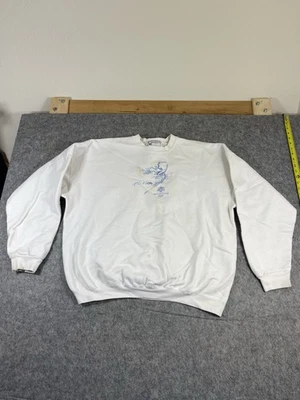 Sudadera De Colección 2002 Salt Lake Juegos Olímpicos de Invierno Cuello Redondo XL Logo Bordado Foto 1 de 4