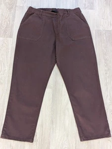 Weird Fish Malorri Hose aus Bio-Baumwolle Glühwein Größe UK 20 Länge 30 - Bild 1 von 12