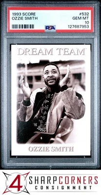 1993 SCORE #532 OZZIE SMITH HOF PSA 10 - Image 1 of 3