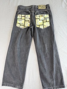 Lot 29 Y2K Looney Tunes Jeans Mens 36 Denim Bugs Bunny Tweety Daffy Taz Cartoon - Picture 1 of 19