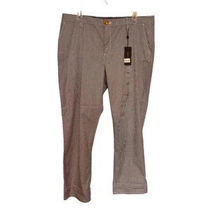 Tommy Hilfiger Heritage Chino Hampton Pants Women’s 16 Blue/White Striped - Picture 1 of 13