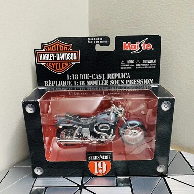Maisto Harley Davidson 1977 FXS Low Rider motocicleta diecast 1:18 serie 19 NUEVO Foto 1 de 3