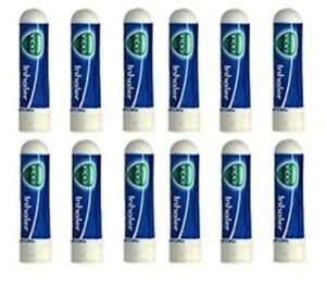 Vicks Nasal Inhaler Nose Block Relief Cold Sinus & Allergy - 0.5ml (Pack of 12) - Picture 1 of 1