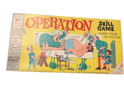 1965 Operation Game by Milton Bradley Complete Non Working Very Good Condition - Image 1 of 4