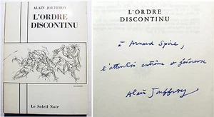 JOUFFROY/L'ORDRE DISCONTINU/ED LE SOLEIL NOIR/1979/EO/COUV DE VELICKOVIC/ENVOI! - Foto 1 di 1