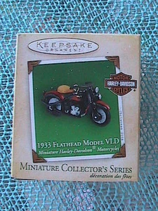Hallmark Mini 1933 Flathead Model VLD Harley-Davidson serie da collezione - 2001 - Foto 1 di 1