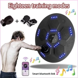 Music Boxing Machine, Smart Bluetooth Wall Boxing Punching Pad 9modes w/Gloves - Picture 1 of 4