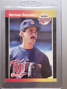 ERROR CARD - 1989 Donruss - #113 German Gonzalez (RC) - Incorrect Birthdate