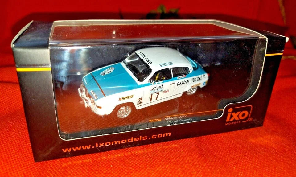 # 1/43 SAAB 96 V4 (RAC RALLY 1974 #17 RAINIO-LETHO) IXO RAC233 MIB # - Immagine 1 di 4