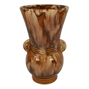 Brush McCoy Year Mid Century Modern Art Pottery Brown Ceramic Vase 527 - Picture 1 of 6