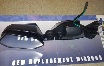 Yana Shiki EUA MIR331BR Estilo Preto Corrida Espelho Lateral Direito Sinal de Virada, ABERTO B - Imagem 1 de 4