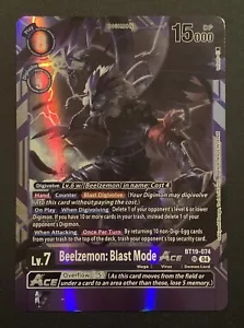 Beelzemon: Blast Mode Ace - BT19-074 SR - Special Booster VER.2.5 - Digimon TCG - Picture 1 of 3