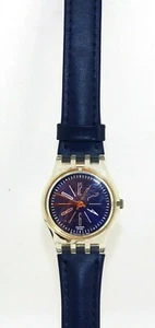Orologio SWATCH Lady Swiss Made, Water Resistant 234 pelle vera, piccolo, NUOVO - Picture 1 of 5