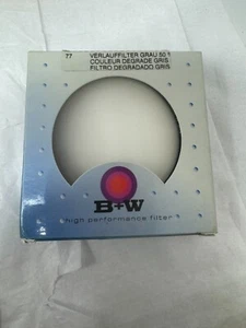B+W 77mm 501 63811 Color - Camera Filter Grey 50% New Old Stock - Picture 1 of 1