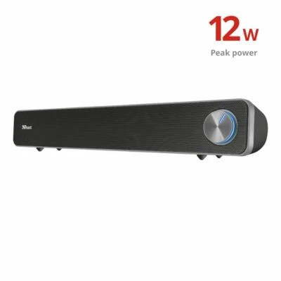Casse Audio Per Computer Trust Arys 12W Soundbar Soundbox Speaker Stereo Pc - Immagine 1 di 4
