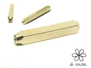 Blüte Blume Design-Stempel Schlagstempel, Impressart, Schriftgröße: 6 mm - Bild 1 von 2