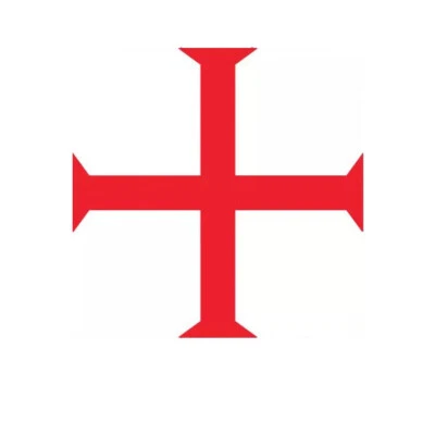 Tempelritter Symbol Aufkleber - Bild 1 von 3