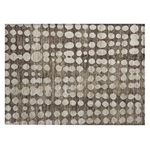 Addison Rugs Chantille ACN869 Brown 1'8" x 2'6" Indoor/Outdoor, Machine - Picture 1 of 5