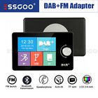 ESSGOO DAB+ Radio samochodowe Adapter Bluetooth Nadajnik FM Odbiornik muzyczny 2,8" LCD