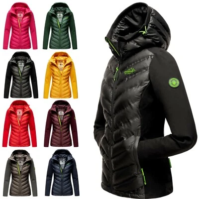 Navahoo Damen Jacke Frühlings Outdoor Übergangs Stepp Windbreaker Nimm Mich Mit - Bild 1 von 4