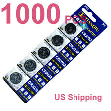 1000 PCS Tianqiu CR2032 Lithium Battery 3V Button Cell Batteries on Blister Card