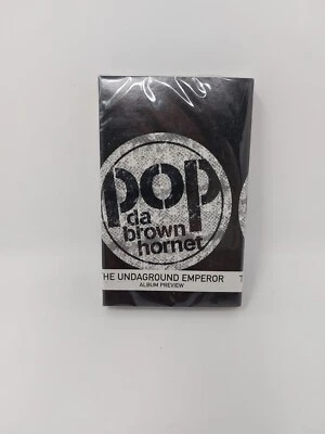 Pop Da Brown Hornet Undaground Emperor Album Preview Promo Cassette New Sealed  - Image 1 of 3