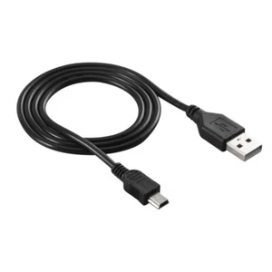 Black 3FT 2.0 USB Cable Type A to Mini B Male to Male 5 PIN for Camera 1m Charge - Picture 1 of 7