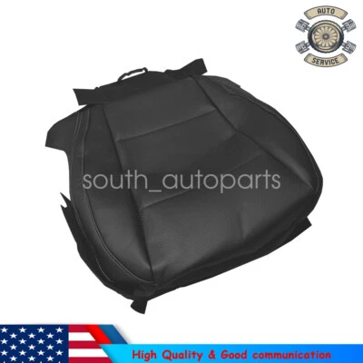For 2015-2019 Subaru Outback Driver Perforated Leather Bottom Seat Cover Black Foto 1 de 4