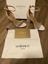 Brand New LK Bennett London Heels Style: Ivory Satin Josephine 