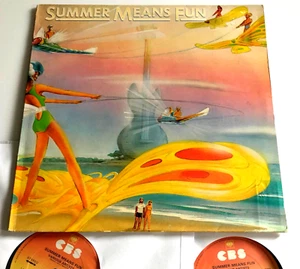 Summer Means Fun 2LP Surf Hot Rod Vinyl Compilation LP Rip Chords, Hot Doggers - Picture 1 of 10