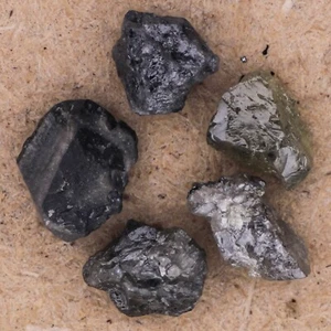 1.00 CT 5PCS Natural Raw Diamond Gray Uncut Loose Diamond 3 To 4 MM - Picture 1 of 4