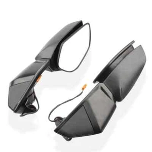 Motorcycle Rotable LED Turn Signal Rear View Mirror For KAWASAKI NINJA 2015-2022 - Picture 1 of 12