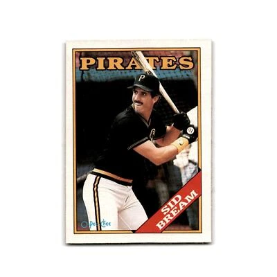 Sid Bream 1988 O-Pee-Chee #304 Pittsburgh Pirates Baseball Card NM - Image 1 of 3
