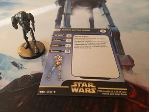 Star Wars Miniatures Clone Strike 47 Super Battle Droid - Picture 1 of 1