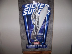 BOWEN DESIGNS MARVEL SILVER SURFER CHROME STATUE - MINT CONDITION - Picture 1 of 15