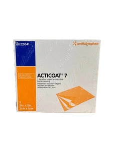 Acticoat Flex 7 Silver Dressing, 2 x 2 Inch BX of 5 - Picture 1 of 4