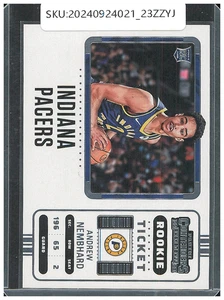 2022 Panini Contenders Andrew Nembhard Rookie Season Ticket RC #119 - Picture 1 of 2