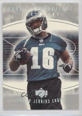 2004 Foundations Exclusive Rainbow Platinum /10 Justin Jenkins #202 Rookie RC - Image 1 of 2
