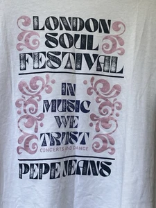 Pepe Jeans – Festival – Damen T-Shirt  in Weiß,  Gr. XL - Bild 1 von 6