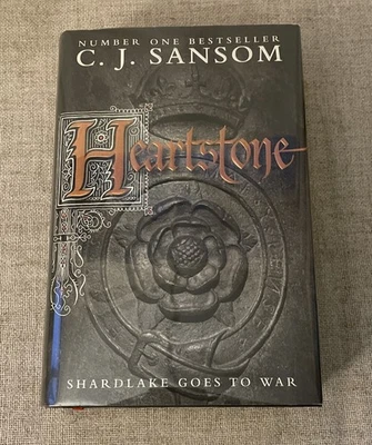 Heartstone от C.J. Sansom 2010 в твердом переплете с ПОДПИСЬЮ 1/1 Великобритания - Изображение 1 из 4